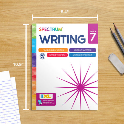 Spectrum Writing Workbook Grade 7 Paperback