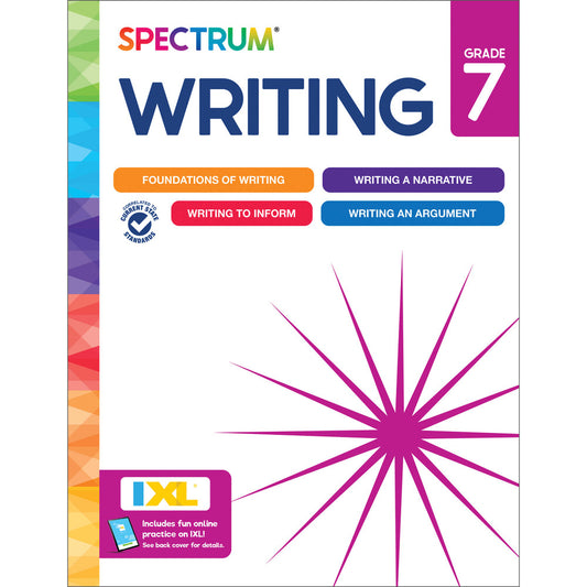 Spectrum Writing Workbook Grade 7 Paperback