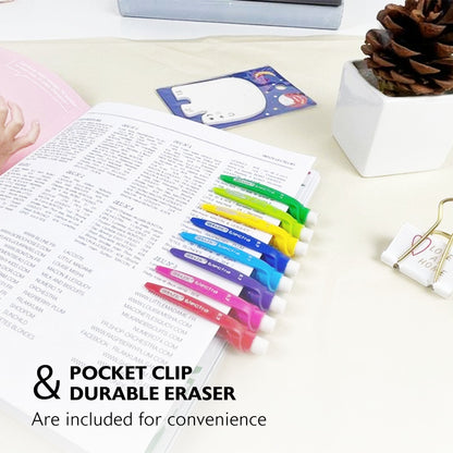Electra Noir 0.7 mm Mechanical Pencils, HB #2 Lead