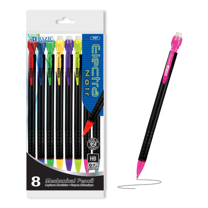 Electra Noir 0.7 mm Mechanical Pencils, HB #2 Lead