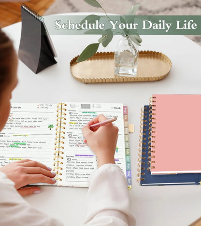 Academic Planner 2026-2027, Hardcover Weekly and Monthly Calendar Planner from July 2026 - June 2027, Daily Agenda Planners with Tabs, College School Organizer for Student Teacher, A5 , Insect Garden