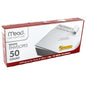 Mead Plain White Envelopes, Business Boxed Peel & Stick Envelopes 4.125"X8.5" 50/Pkg Regular #10 [MEA75024]