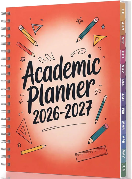 Oucaru 2026-2027 Academic Planner, 8.5"x11" Weekly Monthly Calendar Planner