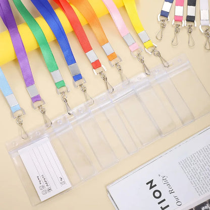 24 Pack Cruise Lanyards with Waterproof Badge Holders, Colorful