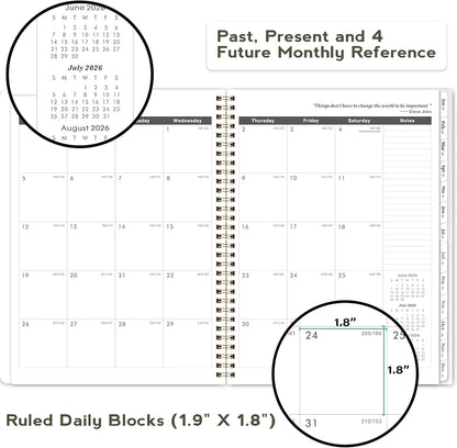 2026-2028 Monthly Planner - 2 Year Monthly Planner from July 2026 to June 2028, Calendar Planners with Tabs, Inner Pocket, 8.5'' x 11''