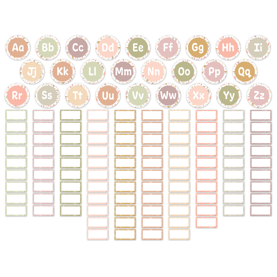 Terrazzo Tones Word Wall Bulletin Board