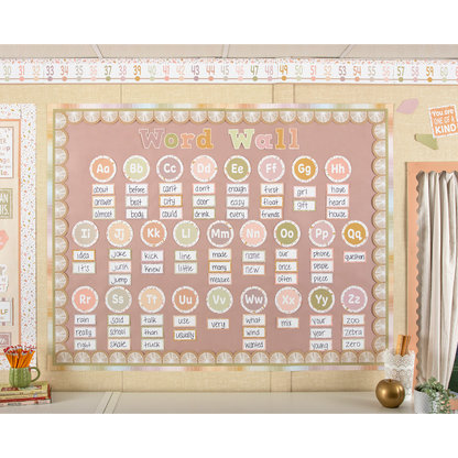 Terrazzo Tones Word Wall Bulletin Board