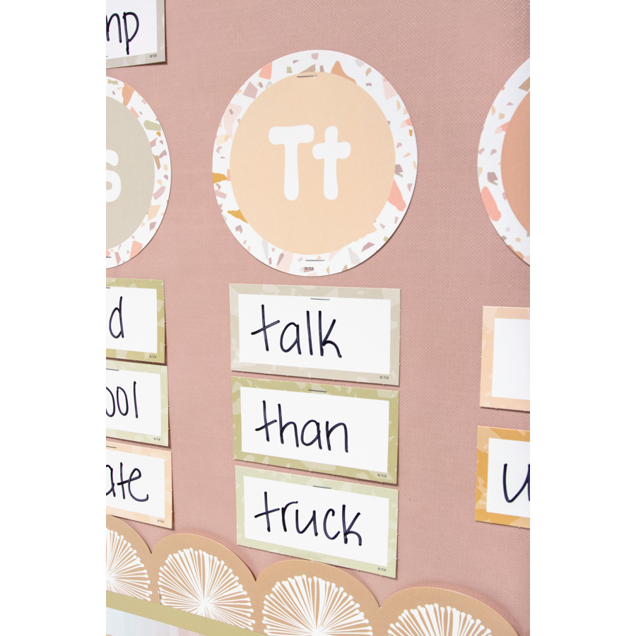 Terrazzo Tones Word Wall Bulletin Board