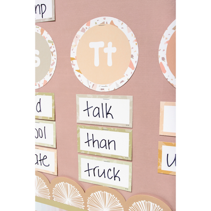 Terrazzo Tones Word Wall Bulletin Board