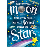 Shoot for the Moon Positive Poster