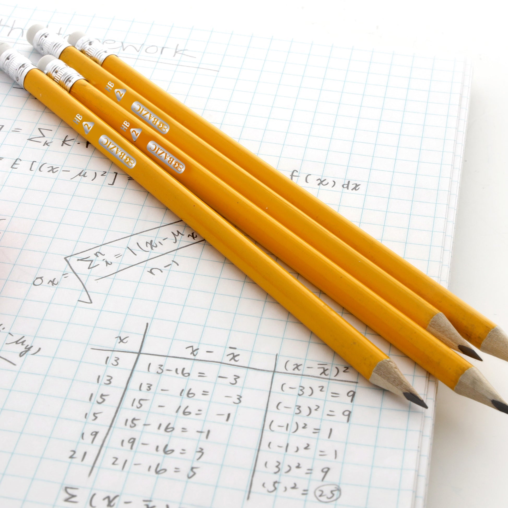 #2 Triangle Pre-Sharpened Yellow Pencils