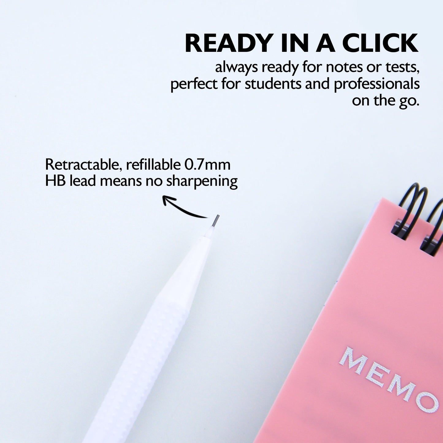 Saige Chroma 0.7 mm Mechanical Pencil (4/Pack)