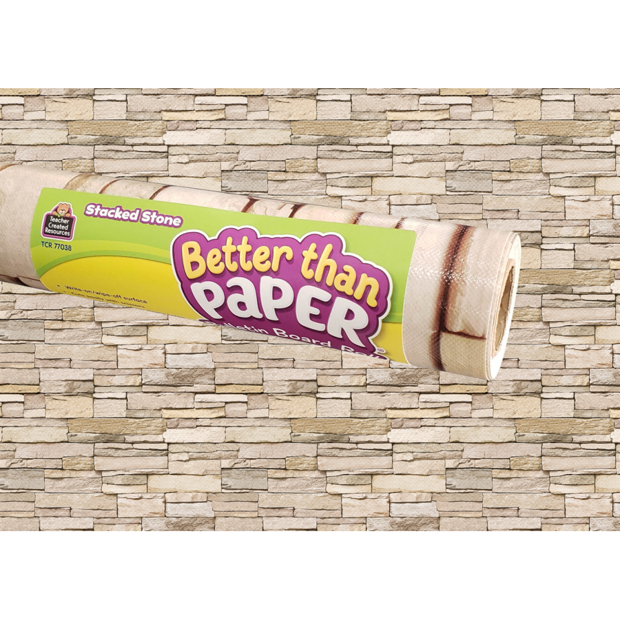 Stacked Stone Better Than Paper Bulletin Board Roll