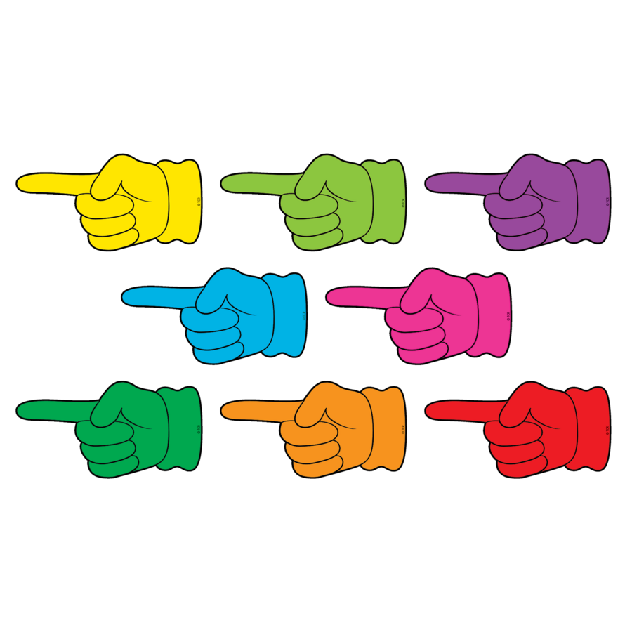 Pointing Hands Magnetic Accents