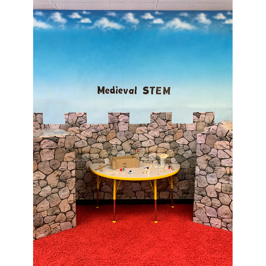 Rock Wall Better Than Paper Bulletin Board Roll