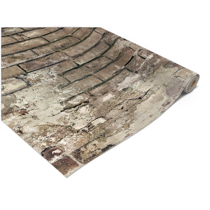 Brick and Plaster Better Than Paper Bulletin Board Roll