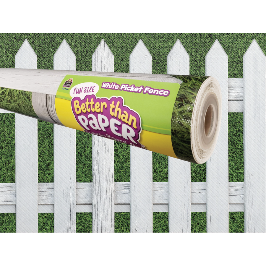 Fun Size White Picket Fence Better Than Paper Bulletin Board Roll