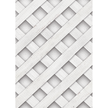 White Trellis Better Than Paper Bulletin Board Roll