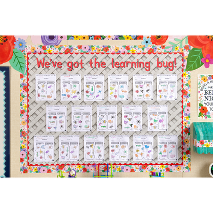 White Trellis Better Than Paper Bulletin Board Roll
