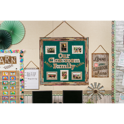 Hunter Green Painted Wood Better Than Paper Bulletin Board Roll