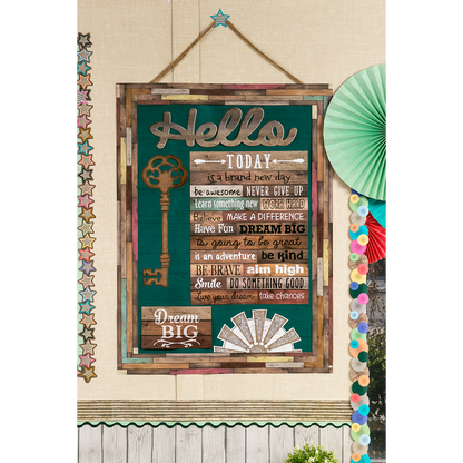 Hunter Green Painted Wood Better Than Paper Bulletin Board Roll