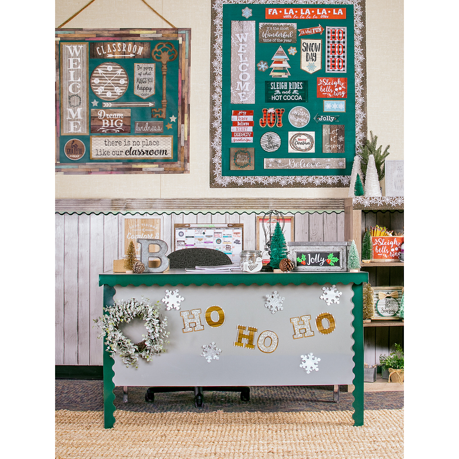 Hunter Green Painted Wood Better Than Paper Bulletin Board Roll