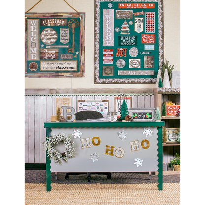 Hunter Green Painted Wood Better Than Paper Bulletin Board Roll