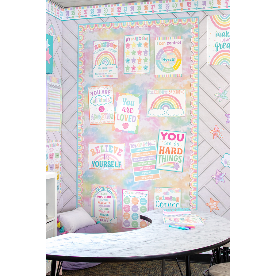 Tie-Dye Better Than Paper Bulletin Board Roll