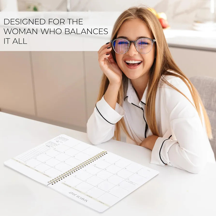 Beautiful 2026-2027 Monthly Planner - To Do List Notebook That Easily Organizes Your Tasks to Boost Productivity - Runs From July 2026 Until December 2027