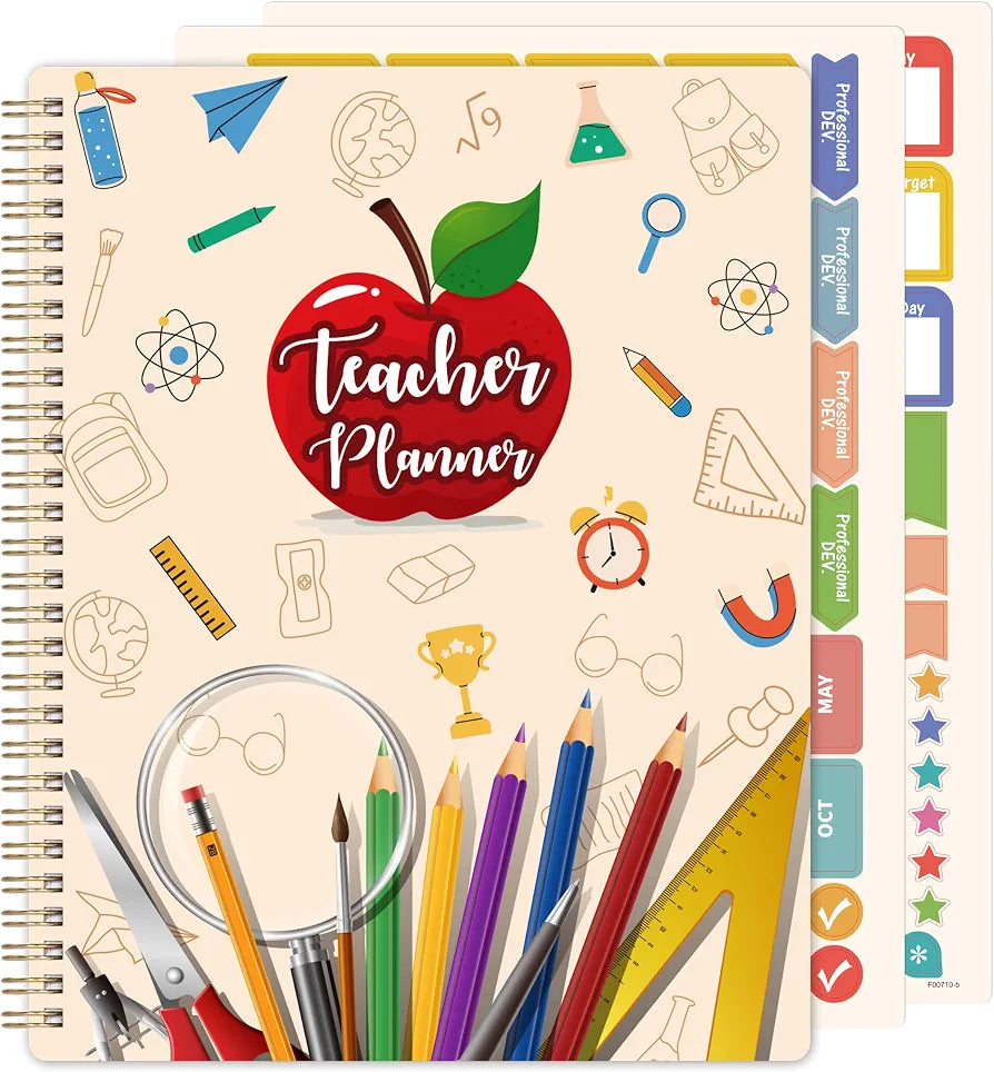 Teacher Planner - Undated Teacher Planner 9''x11''