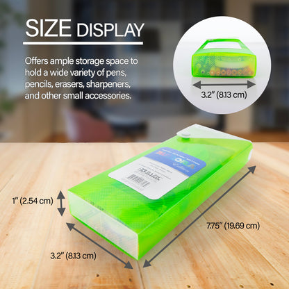 Translucent Slider Pencil Case