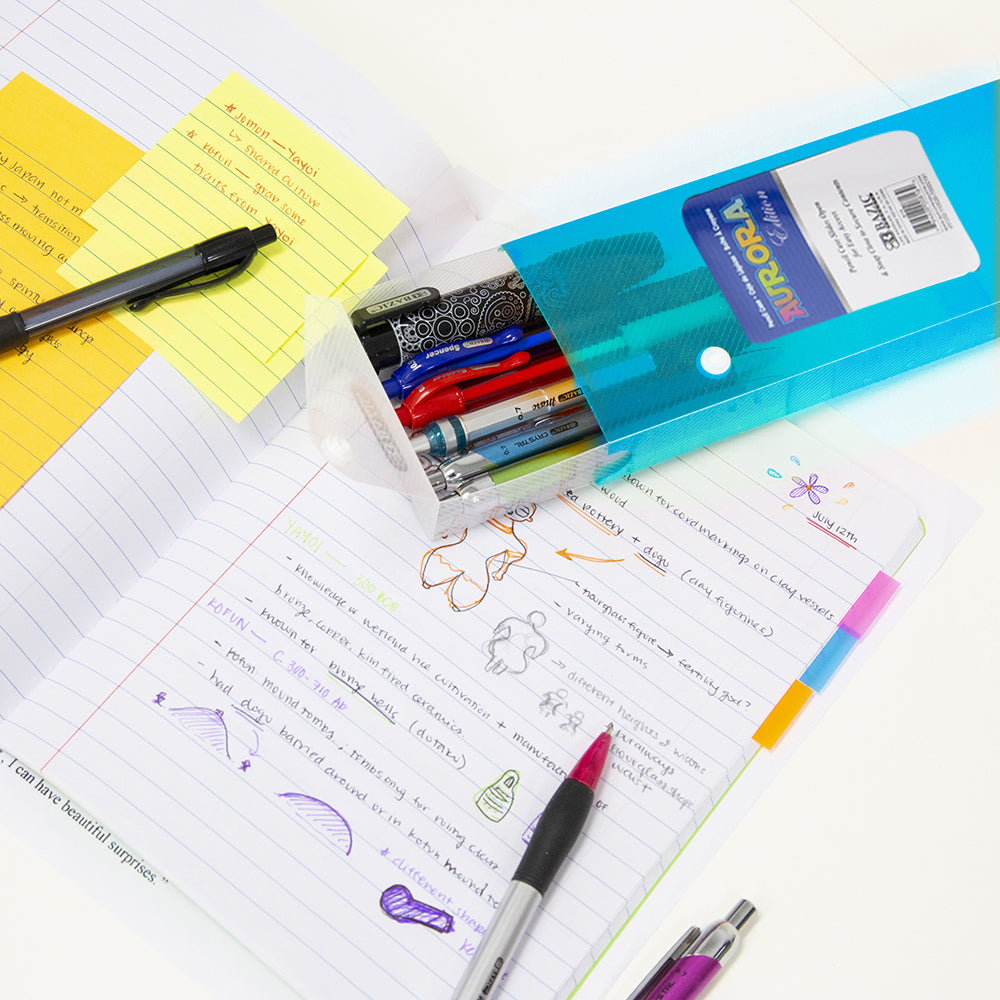 Translucent Slider Pencil Case