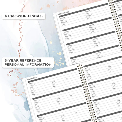 2026-2028 Monthly Planner - 2 Year Monthly Planner from July 2026 to June 2028, Calendar Planners with Tabs, Inner Pocket, 8.5'' x 11''