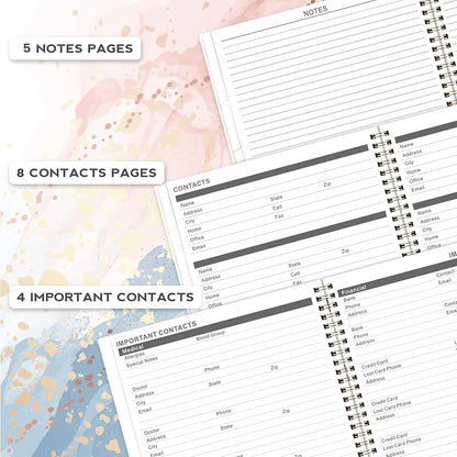 2026-2028 Monthly Planner - 2 Year Monthly Planner from July 2026 to June 2028, Calendar Planners with Tabs, Inner Pocket, 8.5'' x 11''