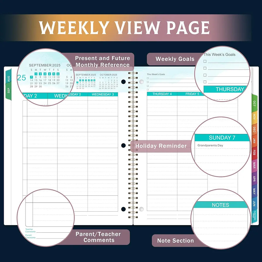 Student Planner 2026-2027 - School Planner 2026-2027, 8.5'' x 11''