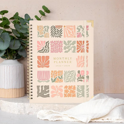 Beautiful Matisse 2026-2028 Monthly Planner - To Do List Notebook That Easily Organizes Your Tasks to Boost Productivity - Runs From July 2026 Until December 2028 incl. 2027