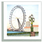 Quilled London Eye Greeting Card