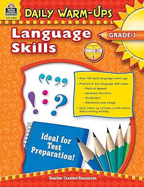 Daily Warm-Ups: Language Skills Grade 3: Language Skills Grade 3