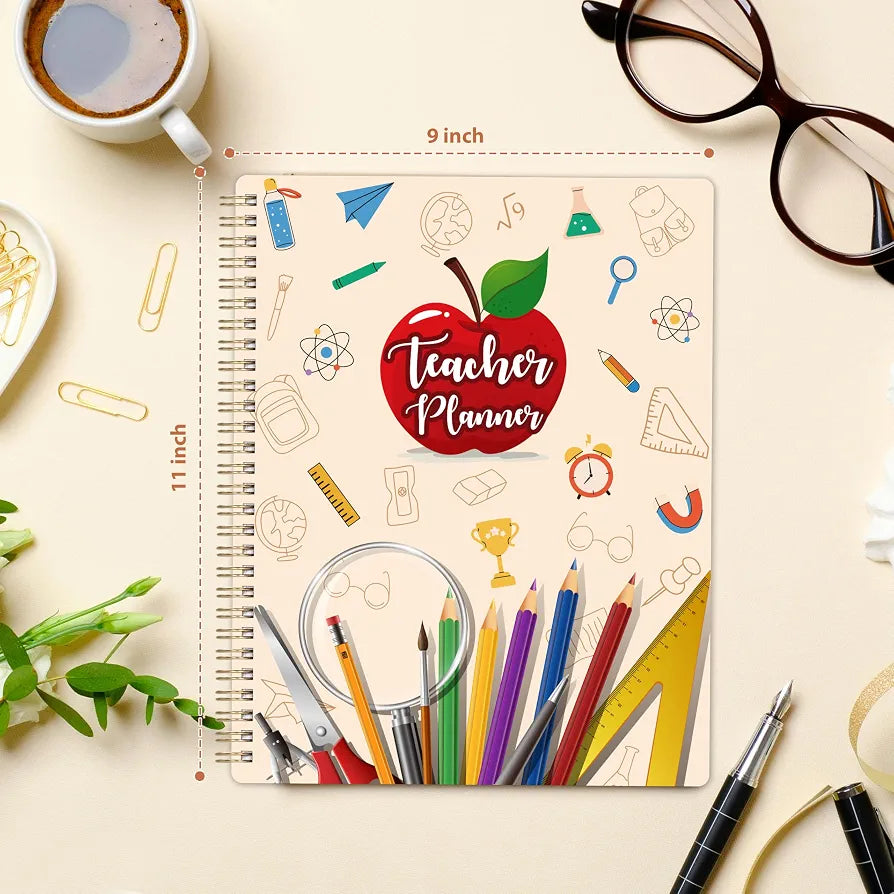 Teacher Planner - Undated Teacher Planner 9''x11''