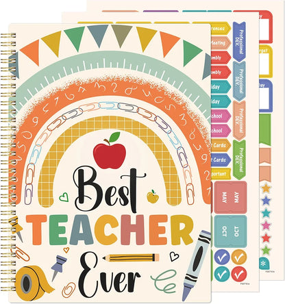 Undated Teacher Planner 2026-2027 - Teacher Lesson Planner, 9''x11''