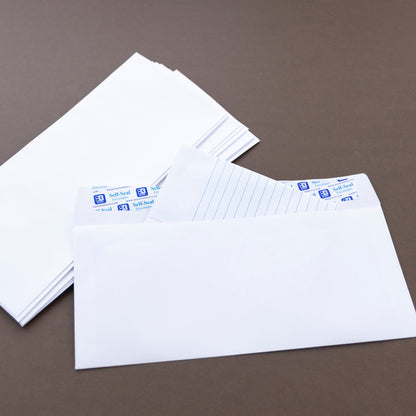 #10 Self-Seal White Envelopes (40/Pack)