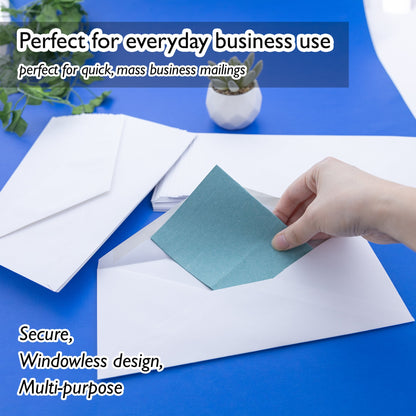 #10 White Envelopes w/ Gummed Closure (50/Pack)
