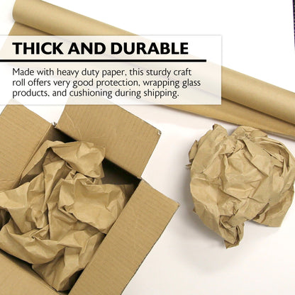 30" X 14 ft. All-Purpose Natural Kraft Wrap Paper Roll