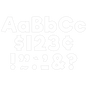 White 4" Everyday Letters Combo Pack