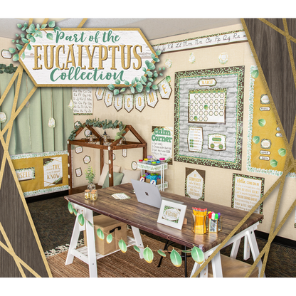 Eucalyptus Happy Birthday Bulletin Board