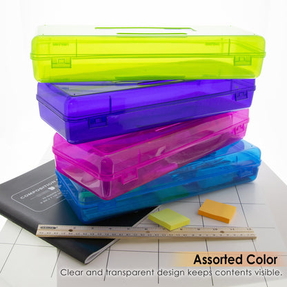 Bright Color Ruler-Length Pencil Box
