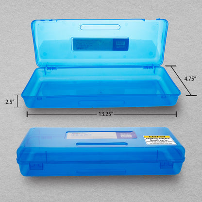 Bright Color Ruler-Length Pencil Box