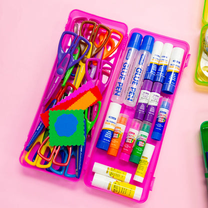 Bright Color Ruler-Length Pencil Box