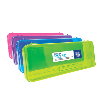 Bright Color Ruler-Length Pencil Box