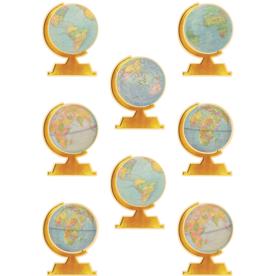 Travel the Map Globes Accents